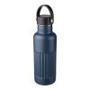 Botella termo de acero inox. reciclado (500 ml) Lior bleu | sans marquage | non disponible | non disponible