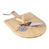 Tabla con set de pizza de bambú Vale marron | sans marquage | non disponible | non disponible