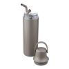 Botella termo de acero inox. (500 ml) Omari gris | sans marquage | non disponible | non disponible