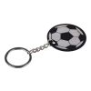 Porte-clés ballon de football en acier inoxydable recyclé Ciro noir | sans marquage | non disponible | non disponible