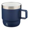 Mug double paroi de 180 ml en acier inoxydable recyclé Lilia bleu | sans marquage | non disponible | non disponible