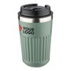 Mug double paroi en acier inoxydable recyclé de 400 ml Chiara rouge foncé | sans marquage | non disponible | non disponible