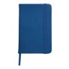 Carnet A6 avec couverture PU Dita bleu | sans marquage | non disponible | non disponible