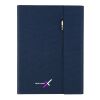 Conférencier A5 en rPET Tamara bleu | sans marquage | non disponible | non disponible