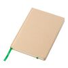 Carnet A5 en carton recyclé Gianni vert lime | sans marquage | non disponible | non disponible