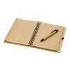 Carnet de notes en bambou Carmen marron | sans marquage | non disponible | non disponible