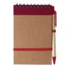 Carnet à spirale en carton Emory rouge | sans marquage | non disponible | non disponible