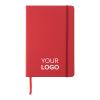 Carnet de note A5 - pages lignées rouge