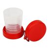 Gobelet pliable en plastique noir