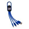 Petit câble de charge bleu
