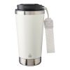 Mug isotherme en acier inoxydable recyclé Kayla blanc