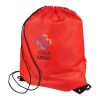 Sac à dos en polyester 210D Isolde rouge