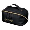 Trousse de toilette en PU recyclé Alon noir