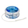 Yoyo lumineux en plastique translucide. rouge
