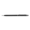 Stylo bille en métal avec stylet écran tactile blanc