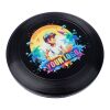 Frisbee en plastique d'un diamètre de 21 cm. bleu