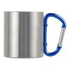 Mug double paroi 185 ml en acier inoxydable noir