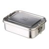 Lunch box en acier inoxydable Kasen argent