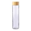 Gourde en verre de 500 ml avec dragonne Clarence marron