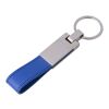 Porte-clés en métal et PU. noir
