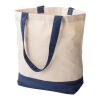 Sac shopping en coton canvas Cole noir