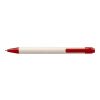 Stylo bille en brique de lait recyclée Heike rouge