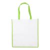 Sac shopping en non-tissé. vert lime | sans marquage | non disponible | non disponible