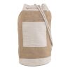 Sac marin en toile de jute  marron | sans marquage | non disponible | non disponible