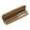 Parure de stylo bille et roller marron | sans marquage | non disponible | non disponible