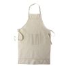 Tablier de cuisine en coton. beige | sans marquage | non disponible | non disponible