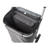 Panier shopping à roues gris | sans marquage | non disponible | non disponible