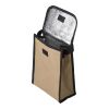 Lunch bag isotherme en papier laminé. marron | sans marquage | non disponible | non disponible