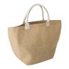 Sac shopping bag en toile de jute beige | sans marquage | non disponible | non disponible