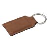 Porte-clés en PU marron | sans marquage | non disponible | non disponible