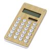 Calculatrice de poche en bambou marron clair | sans marquage | non disponible | non disponible