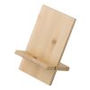 Support de téléphone en bambou marron clair | sans marquage | non disponible | non disponible