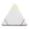 Surligneur triangulaire blanc | sans marquage | non disponible | non disponible