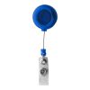 Porte-badge avec clip métal. bleu cobalt | sans marquage | non disponible | non disponible