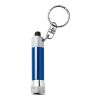 Porte-clés torche 1 LED bleu cobalt | sans marquage | non disponible | non disponible