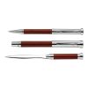 Parure de stylo bille, roller, coupe-papier marron | sans marquage | non disponible | non disponible