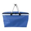 Panier pliable en polyester bleu cobalt | sans marquage | non disponible | non disponible