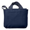 Sac shopping pliable en polyester ribstop bleu