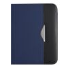 Conférencier A4 en polyester 600D bleu | sans marquage | non disponible | non disponible