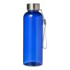 Bouteille en plastique et lanière - 500 ml bleu cobalt | sans marquage | non disponible | non disponible