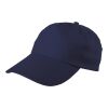 Casquette en coton 5 panneaux bleu