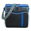 Sac isotherme zippé en polyester 600D. bleu cobalt | sans marquage | non disponible | non disponible