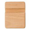 Support de téléphone en bois d'hévéa marron | sans marquage | non disponible | non disponible