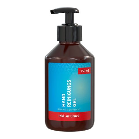 Distributeur avec pompe de 250 ml - Gel pour le nettoyage des mains - Body Label Brun | sans marquage