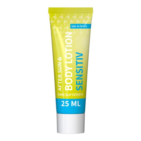 Tube de 25 ml - Body &amp; After Sun Lotion (Sensible) - FullbodyPrint Blanc | sans marquage