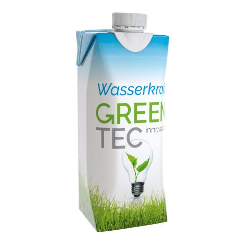 500 ml L&#039;eau en bouteille &quot;plate&quot; (Tetra Pak) Flexographie